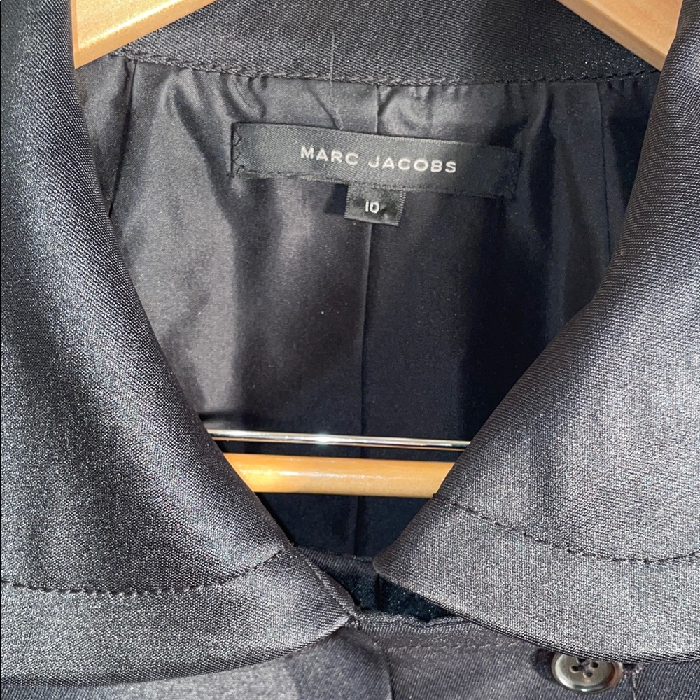 Marc Jacobs thick Black Double-Breasted Pea Coat. - Picture 3 of 11